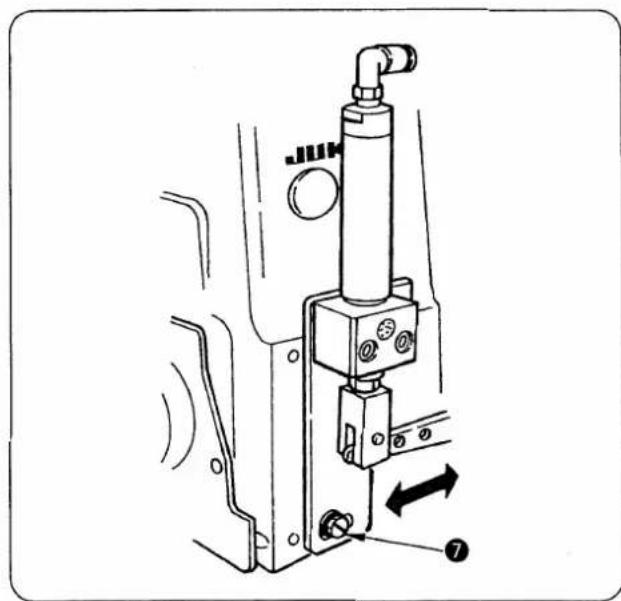JUKI LB3 - Einstellen der Nähfußlüftungseinheit - 1