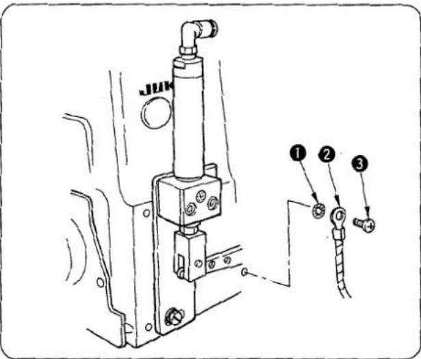 JUKI LB3 - Pose de la tête de la machine - 3