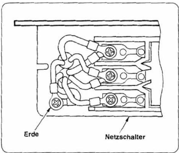 Erde Netzschalter