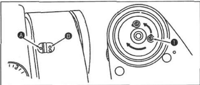 JUKI DLN5410N7 - Stop position after thread trimming - 1