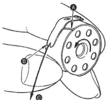 JUKI DLN5410N7 - SETTING THE BOBBIN INTO THE BOBBIN CASE - 1