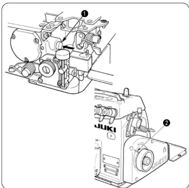 JUKI MO6900J - ★ 機針冷卻裝置的加油(MO-6900R, 6900J) - 1