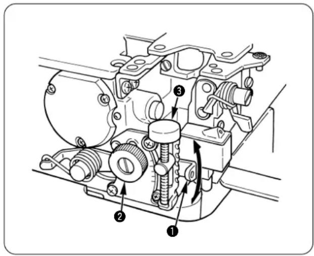 JUKI MO6900J - ★ 機針冷卻裝置的加油(MO-6900R, 6900J) - 2