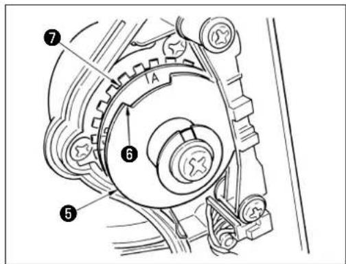 Technical diagram of a mechanical gear assembly with numbered components and labeled parts