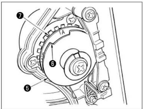 Technical diagram of a mechanical gear assembly with numbered components and labeled parts
