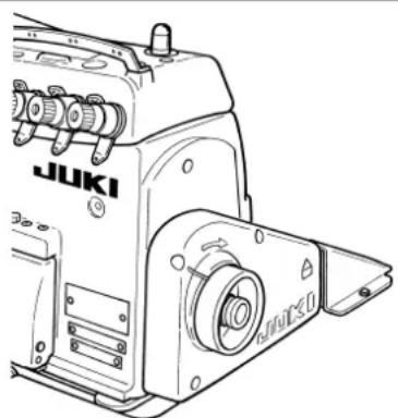 JUKI MO6900S - 回転方向の確認 / Checking the direction of rotation / Kontrolle der drehrichtung / Verification du sens de rotation / Comprobacion de la direccion de rotacion / Controllo de senso di rotazione / 確認轉動方向 - 1