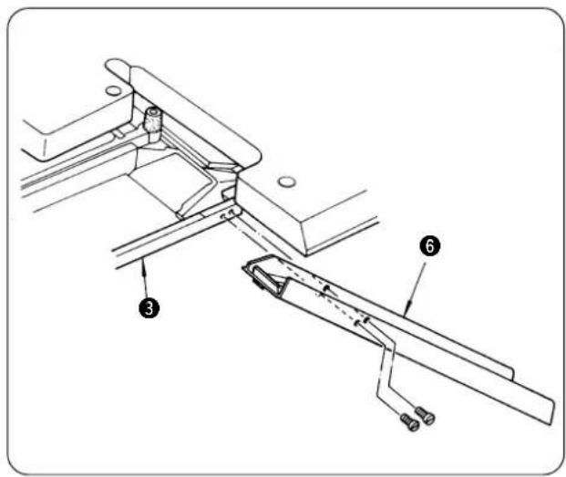 JUKI MO6900S - 全沈式の場合 / Fully-sunken type / Voll versenkter typ / Type entièrement encastré / Tipo totalmente hundido / Tipo completamente affondata / 落地式時 - 3