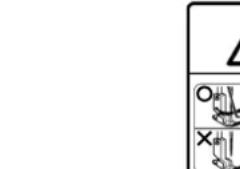 JUKI MO6700C - (II) Erläuterung der Bildwarnhinweise und Warnaufkleber - 10
