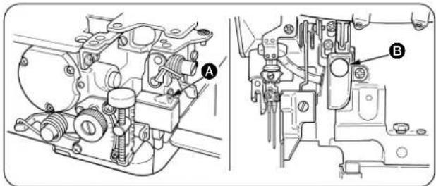 JUKI MO6900R - 系の通し方/ Threading the machine / Einfädeln der maschine / Enfilage de la machine / Modo de enhebrar la maquina / Diagramma di infilatura / 穿線方法 - 7