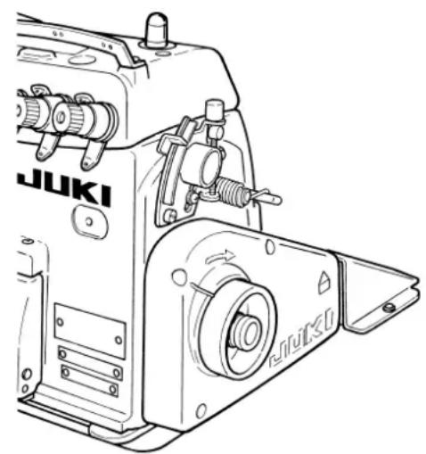 JUKI MO6900R - 回軸方向の確認 / Checking the direction of rotation / Kontrolle der drehrichtigung / Verification du sens de rotation / Comprobacion de la direccion de rotacion / Controllo de senso di rotazione / 確認轉動方向 - 1