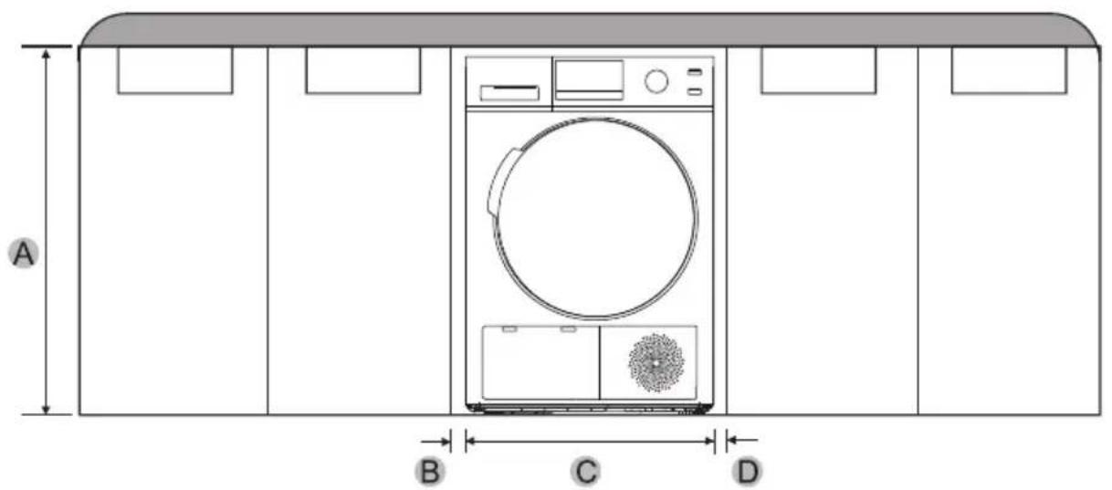 MIDEA MLE27N5AWWC - Undercounter installation - 1