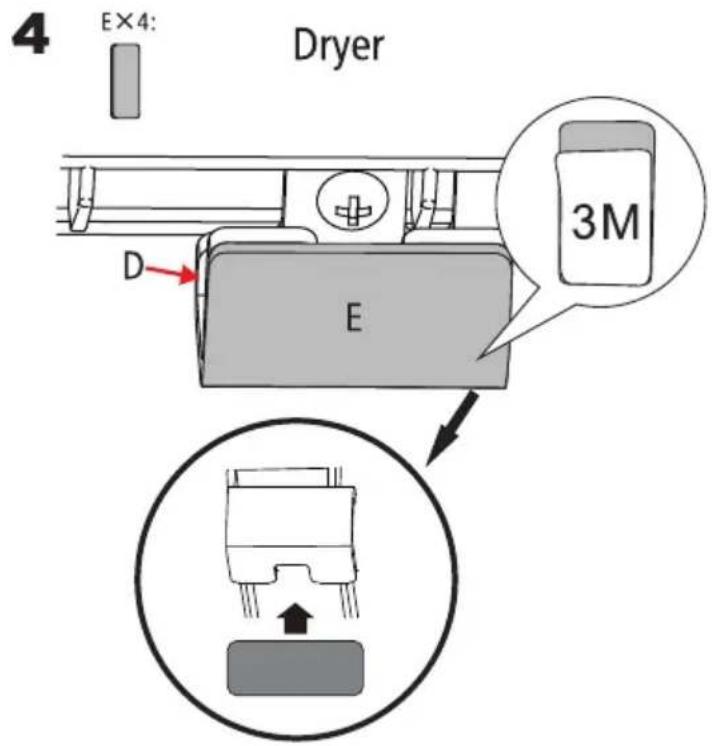 MIDEA MLE27N5AWWC - Stacking Kit Installation Instruction - 11