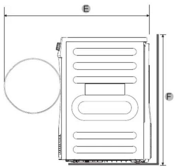 MIDEA MLE27N5AWWC - Installation sous un comptoir - 2