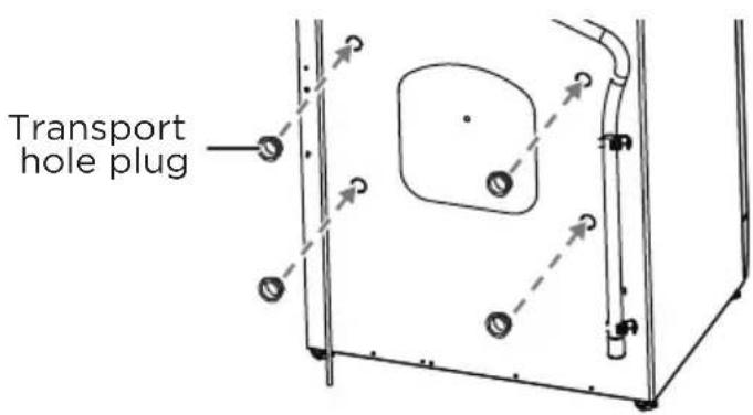 Transport hole plug