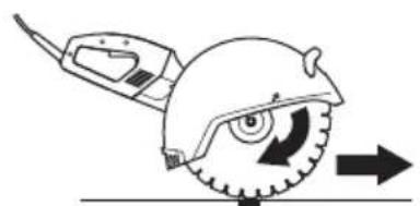 HUSQVARNA K 4000 - Rückschlageeffekt - 1
