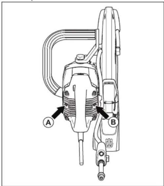 HUSQVARNA K 4000 - Koolborstels verrangen - 1