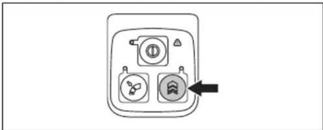 HUSQVARNA 325iB - So erhöhen Sie vorübergehend den Luftstrahl - 1