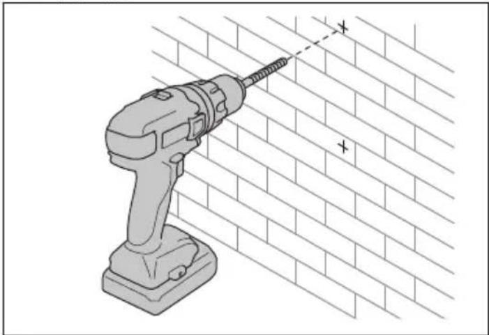HUSQVARNA 40C80 - To use the screw holes for installation on a surface (40-C80, 40-C250) - 3