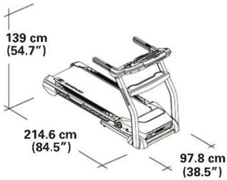 139 cm (54.7") 214.6 cm (84.5") 97.8 cm (38.5)