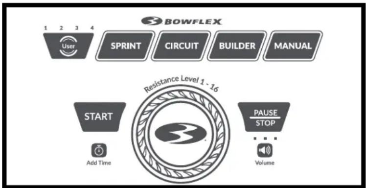 BOWFLEX SelectTech 560 - 活动用户显示 - 1