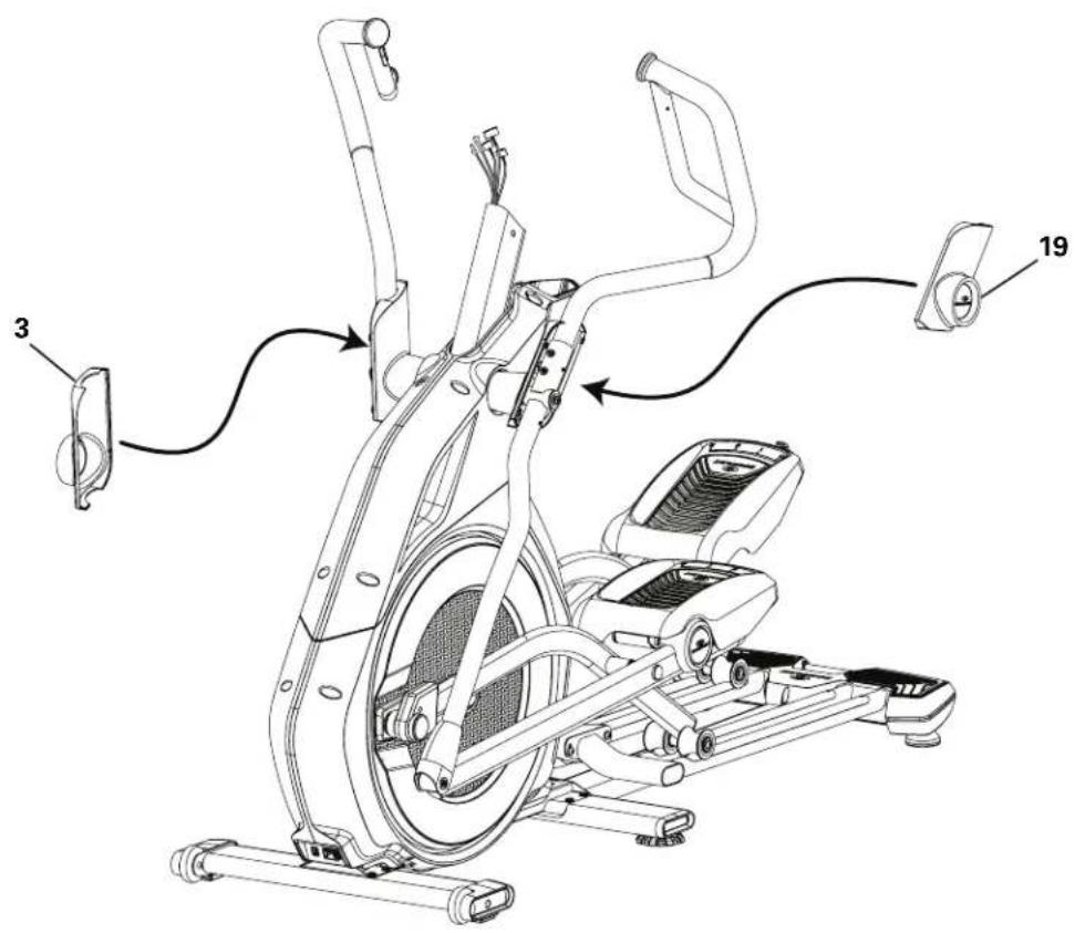 BOWFLEX BXE326 - Arrimez les pédales au châssis - 3