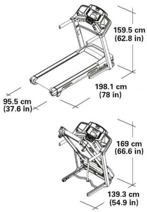 BOWFLEX BXT188 - Caractéristiques techniques / avant l'assemblage - 1