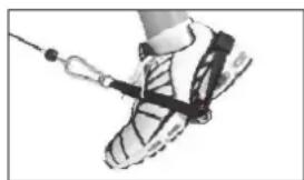 BOWFLEX Xtreme 2 SE - Agarre con corre n el arco del pie: - 4