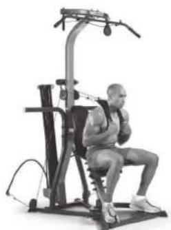 BOWFLEX Xtreme 2 SE - 深蹲訓練位置: - 1