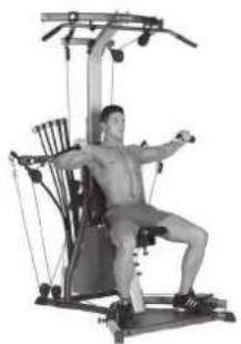BOWFLEX Xtreme 2 SE - 滑輪位置 - 1