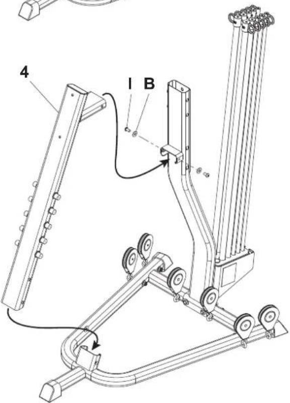 BOWFLEX Xtreme 2 SE - Apriete los tornillos con los dedos por ahora. - 1