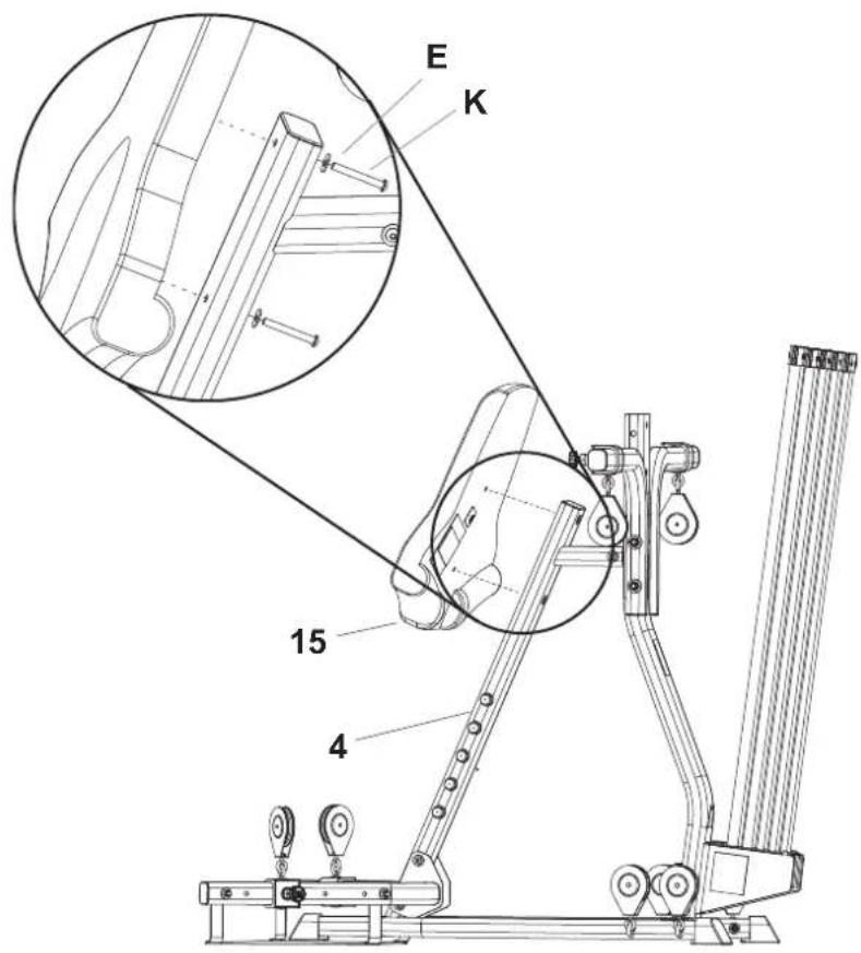 BOWFLEX Xtreme 2 SE - Installer le dossier du siège - 1