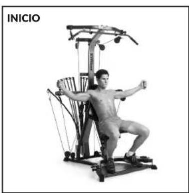 BOWFLEX Xtreme 2 SE - Apertura de pecho inclinada: Aduccion de hombros horizontal (cod estabilzado) - 2