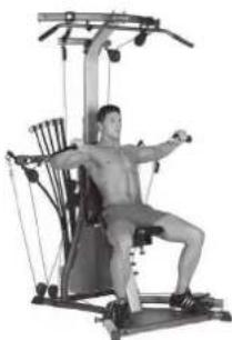 BOWFLEX Xtreme 2 SE - Locaties van katrolen - 1