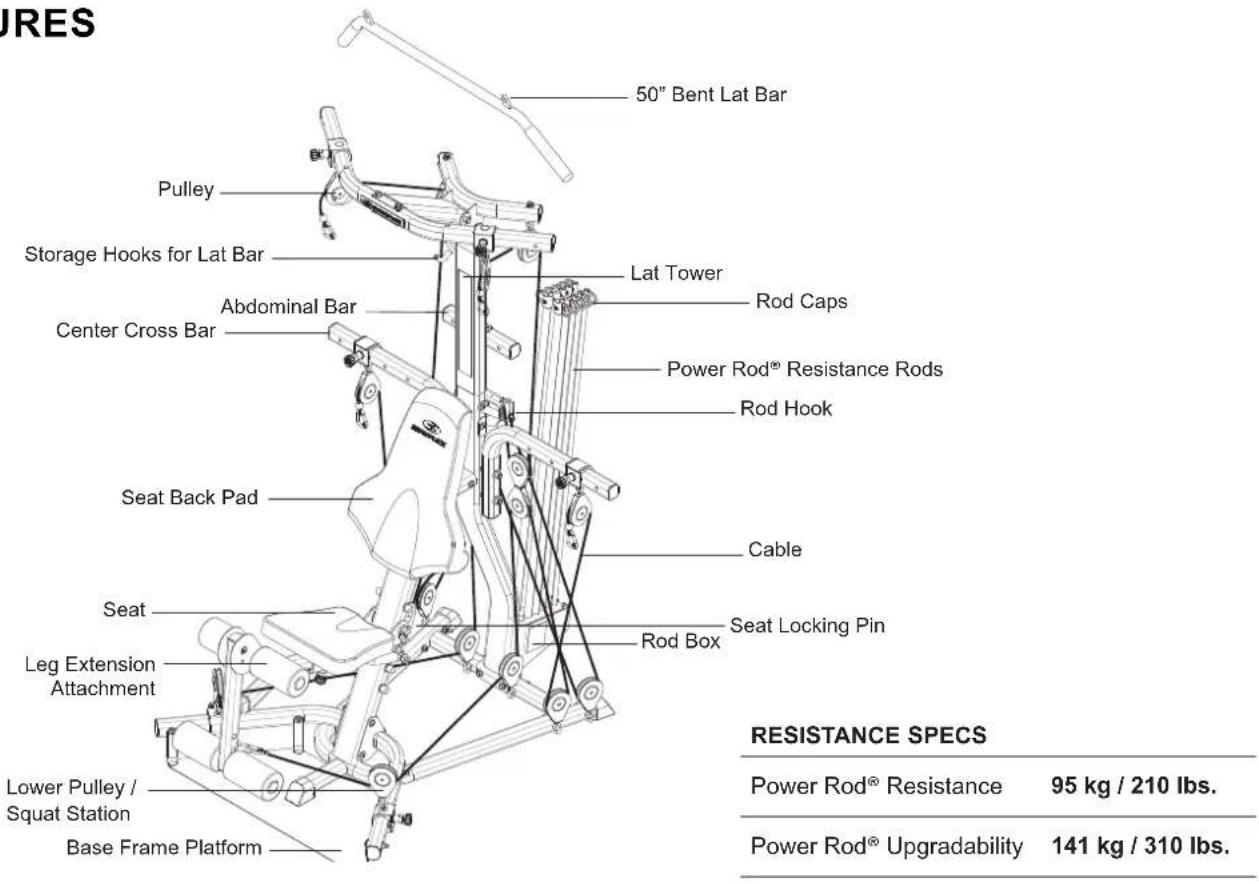BOWFLEX Xtreme 2 SE - WARRANTY - 3
