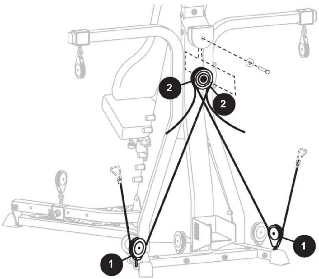 BOWFLEX Xtreme 2 SE - 组装步骤 - 1