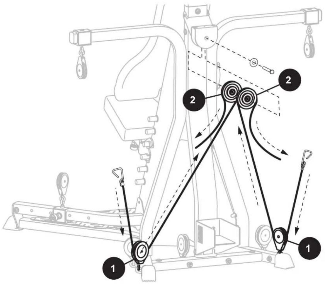BOWFLEX Xtreme 2 SE - Cable and Pulley Routing - Overview - 2