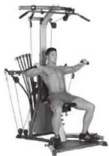 BOWFLEX Xtreme 2 SE - 滑轮位置 - 1