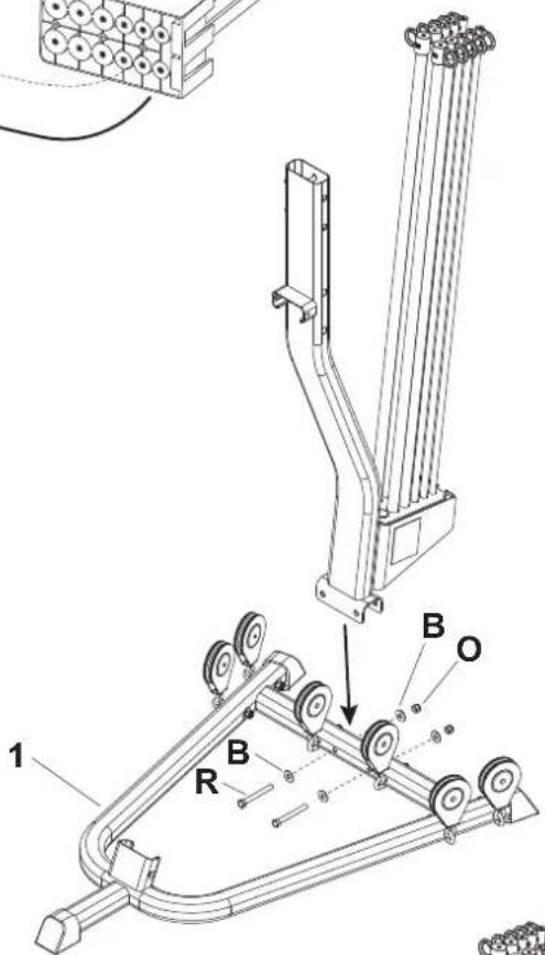 BOWFLEX Xtreme 2 SE - Sitzträgerschiene montieren - 2
