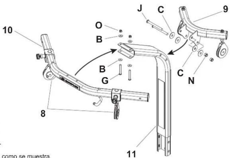 BOWFLEX Xtreme 2 SE - Herrajes: - 1