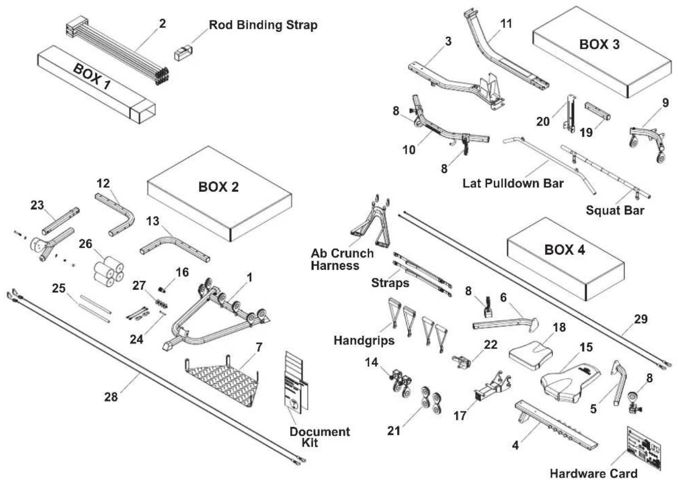 BOWFLEX Xtreme 2 SE - ASSEMBLY - 1