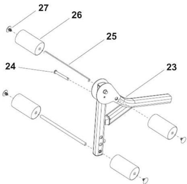 BOWFLEX Xtreme 2 SE - Herramienta: Mazo de goma - 1