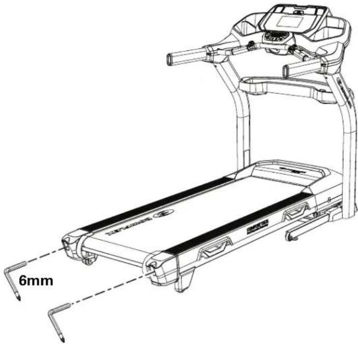 BOWFLEX BXT6 - Ajustement de la tension de la courroie - 2