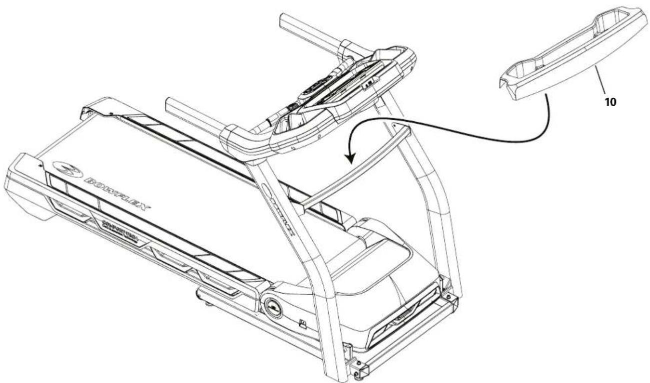 BOWFLEX BXT226 - Connectez les câbles et arrimez les caches de la jonction inférieure à la console - 5
