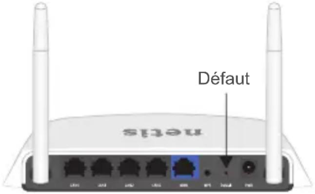 Netis WF2411I - Restaurer les paramètres par défaut - 1