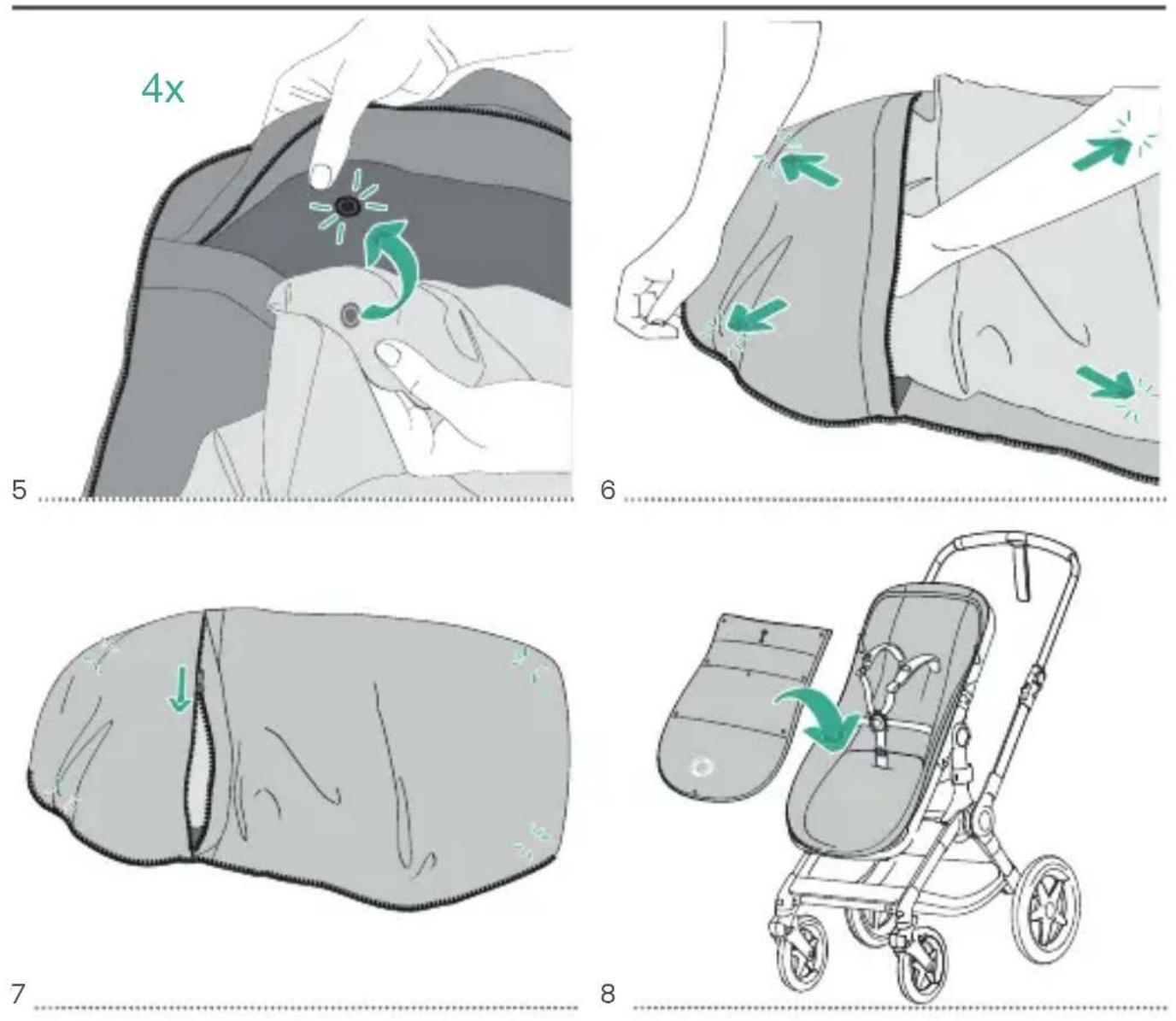 Bugaboo Performance winter footmuff - Bugaboo performance winter footmuff - 47