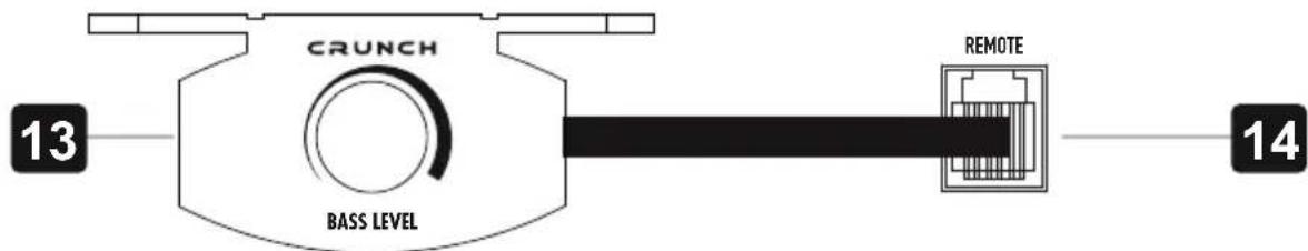 Crunch GP600 - VARIABLE LOW PASS FILTER - 2