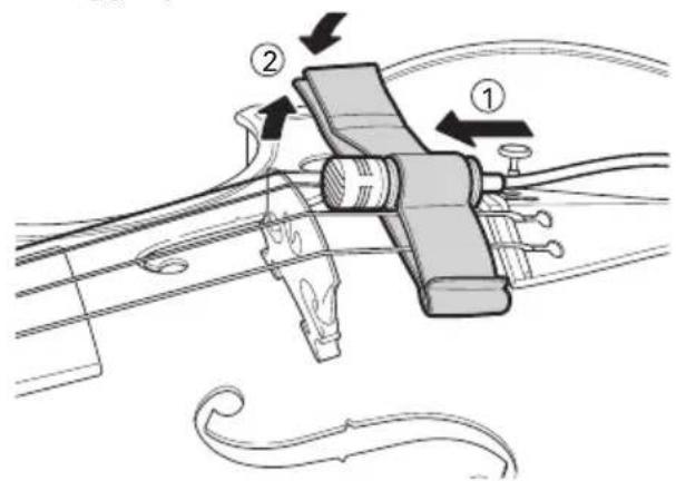 AUDIO TECHNICA ATM350SL - Montaggio per violino - 1