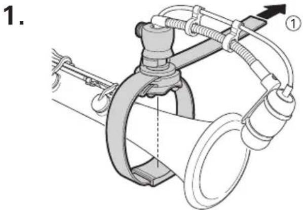 AUDIO TECHNICA ATM350PL - Montaggio per strumento a fiato - 1