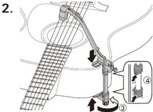 AUDIO TECHNICA ATM350UcW - Montura para guitarra - 2