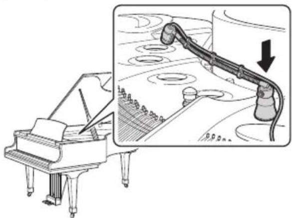 AUDIO TECHNICA ATM350UL - Setting the mounts on instruments - 2